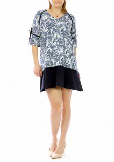 Vetistyle šaty pro moletky 3312471-3 modrá  (XXL)
