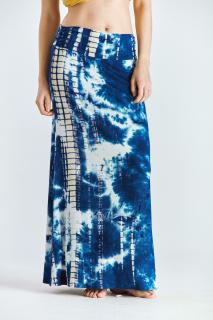 Dámská sukně dlouhá Prana batika modrá 36