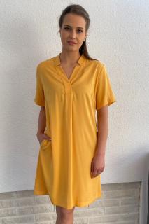 Dámské šaty Berta žlutá 36