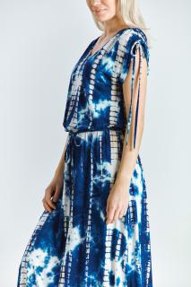 Dámské šaty Niké batika modrá 36