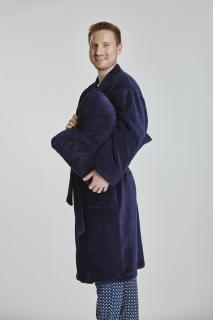 Pánský hřejivý župan kimono Andy více barev modrá, XL