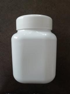 Kosmetická dóza bílá CARRE 1000 ml s víčkem