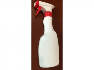 Rozprašovač s bílou lahví ZINA 500 ml barva rozprašovače: červeno-bílý