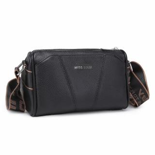 Kabelka crossbody kožená black