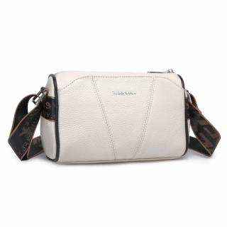 Kabelka crossbody kožená white