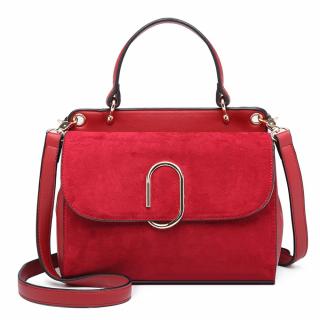 Kabelka crossbody Suede Red