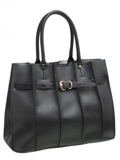 Kabelka Pleated Tote Black