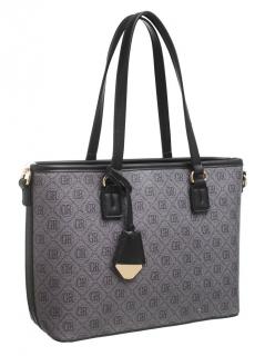 Kabelka shopper Medium Logo Black