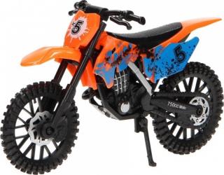 Johntoys Motorka oranžová 17 cm