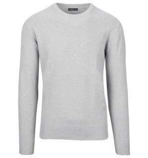 Pánský pulovr šedý M (M)