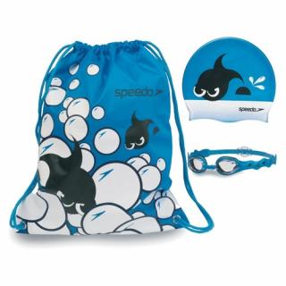Speedo Kids 3-dílný plavecký set - modrá