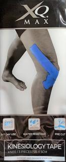 XQ Max Kinesiology Knee tejpovací páska koleno 25 x 5 cm 3 ks