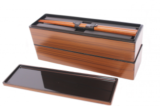 Nagabako Mokume bento box | světlé dřevo