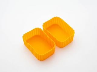 Obdélníkové silikonové formy | oranžové