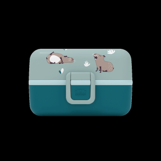 Svačinový box Monbento Tresor | Capybara modrý