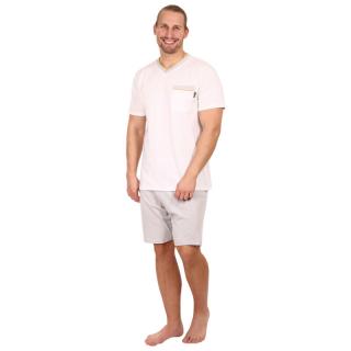 Pánské pohodlné krátké pyžamo 178717 Velikost: 056, Barva: 800