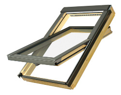 Dřevěné střešní okno FAKRO FTP-V U3 rozměr: 114x118 cm