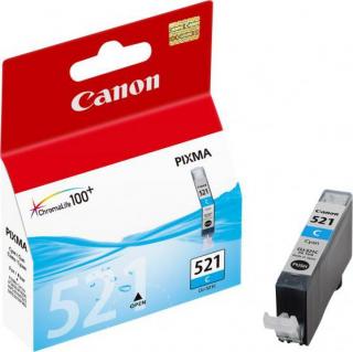 Canon CLI-521C - originální azurová 9ml 505 stran  Canon CLI-521C - originální azurová inkoustová kazeta ( cyan ) modrá