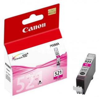 Canon CLI-521M - originální purpurová 9ml 505 stran  Canon CLI-521M - originální purpurová inkoustová kazeta ( magenta )