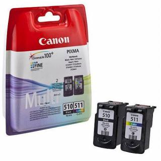 Canon originální inkoustové náplně PG-510 / CL-511 - 2970B010 černá 220 stran + barevná 245 stran