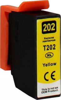 Epson 202XL (T202XL,C13T02H44010) žlutá kompatibilní inkoustová náplň