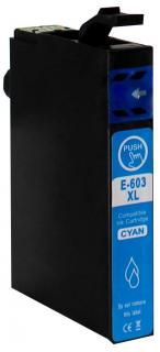 Epson 603XL Azurová C13T03A24010 - kompatibilní kazeta T603xl C Hvězdice