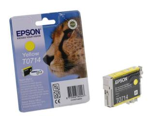 Epson C13T0714 - originální inkoustová kazeta T0714 žlutá ( yellow ) 375 stran  Originální inkoustová kazeta Epson T0714 C13T07144010 žlutá , yellow