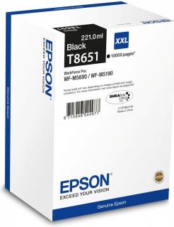 Epson T8651 (C13T865140) - originální vekokapacitní inkoustový zásobník 10.000 stran  Originální černá inkoustová kazeta pro Epson T8651 XXL…