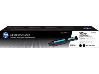 HP 103AD Black Neverstop Laser, dvojbalení, W1103AD, 2x2500 stran