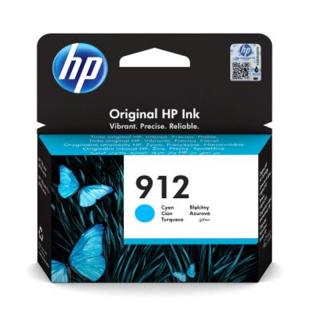 HP 912 originální inkoustová kazeta azurová 3YL77AE, 315 stran