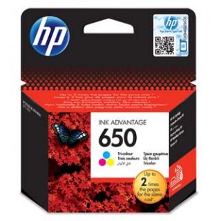 HP CZ102A - originální barevná inkoustová kazeta HP 650C (200 stran při 5% pokrytí)