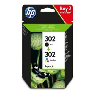 HP X4D37A - originální HP 302 cartridge - CMYK černá + barevná