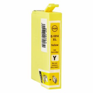 Kompatibilní inkoustová cartridge EPSON T1804 / T1814 XL Yellow (15ml)