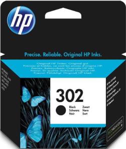 Originální inkoustová cartridge HP č. 302 černá (F6U66A) 190 stran