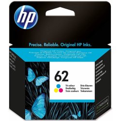 Originální inkoustová kazeta HP 62C (C2P06AE) barevná (Tri-color) 165 stran  Originální inkoustová kazeta HP 62C (C2P06AE) barevná (Tri-color)