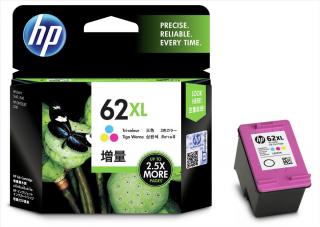 Originální inkoustová kazeta HP 62XL (C2P07AE) barevná (Tri-color) 415 stran  Originální inkoustová kazeta HP 62XL (C2P07AE) barevná (Tri-color)