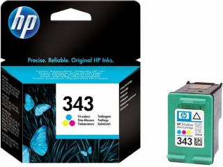 Originální inkoustová kazeta HP č. 343 (C8766E) Tri-color 260 stran, 7ml  Originální inkoustová kazeta HP č. 343 (C8766E) Tri-color pro tiskárny HP