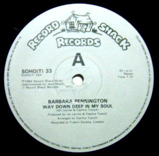 Barbara Pennington ‎– Way Down Deep In My Soul / All American Boy (Remix)