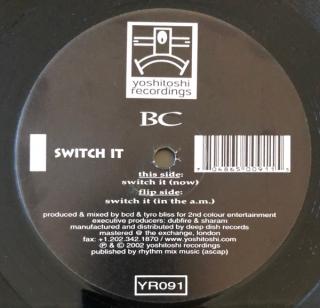 BC ‎– Switch It