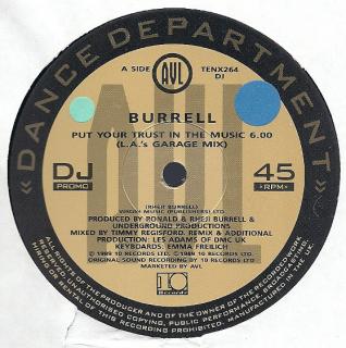 Burrell – Put Your Trust In The Music