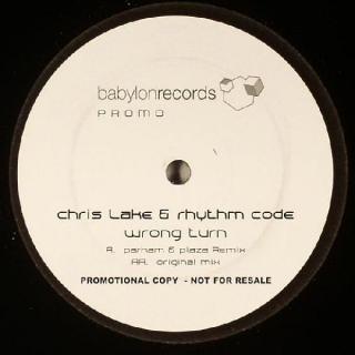 Chris Lake & Rhythm Code ‎– Wrong Turn