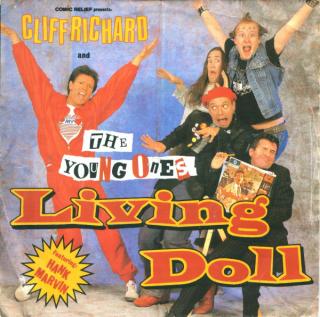 Cliff Richard And The Young Ones Featuring Hank Marvin ‎– Living Doll