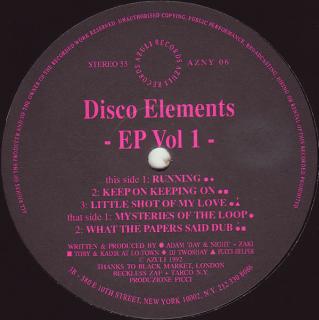 Disco Elements ‎– EP Vol 1