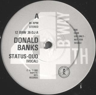 Donald Banks ‎– Status Quo / Just One More Chance
