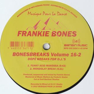 Frankie Bones – Bonesbreaks Volume 16-2 (Dope Breaks For D.J.'s)