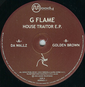 G Flame – House Traitor E.P. A/B side