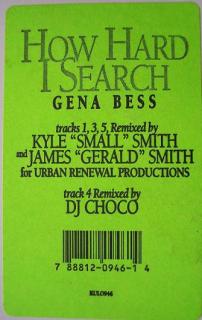Gena Bess ‎– How Hard I Search