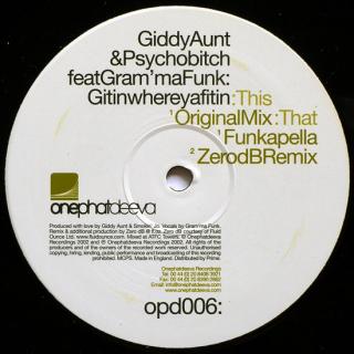 Giddy Aunt & Psychobitch ‎– Gitinwhereyafitin!