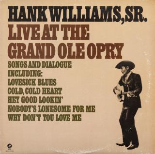 Hank Williams ‎– Live At The Grand Ole Opry