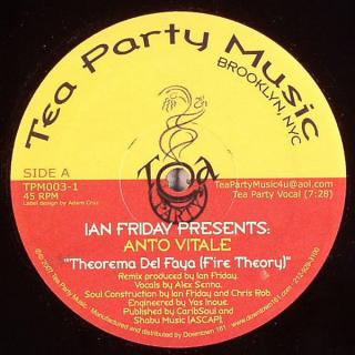 Ian Friday Presents Anto Vitale ‎– Theorema Del Faya (Fire Theory)